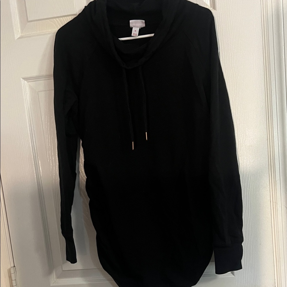 Black maternity sweater